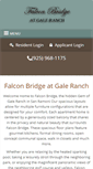 Mobile Screenshot of falconbridgeapts.com